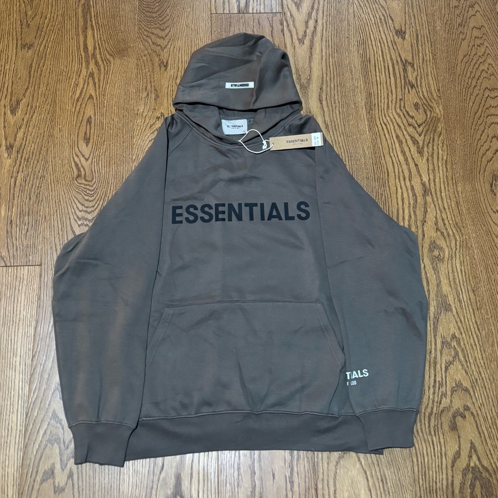 Essentials Earthy Brown Hoodie